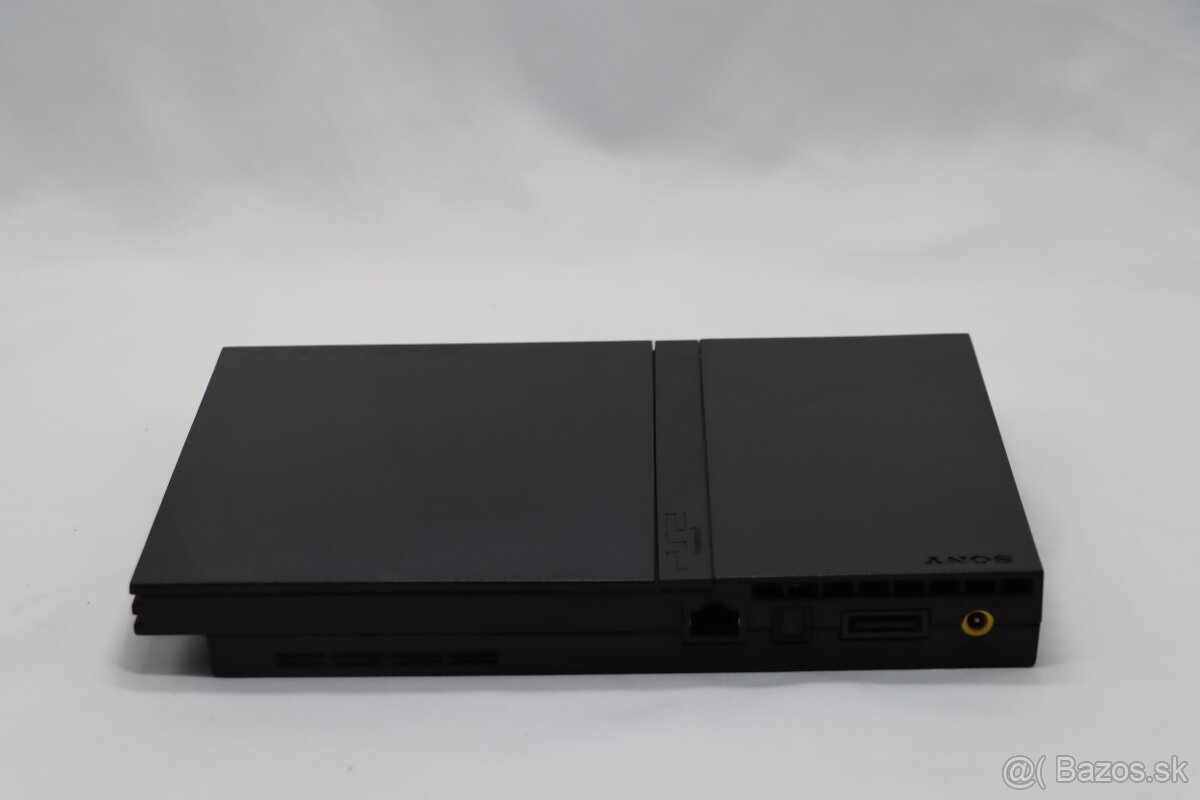 PS2 Slim SCPH-77004 + originál ovládač + káble - 5