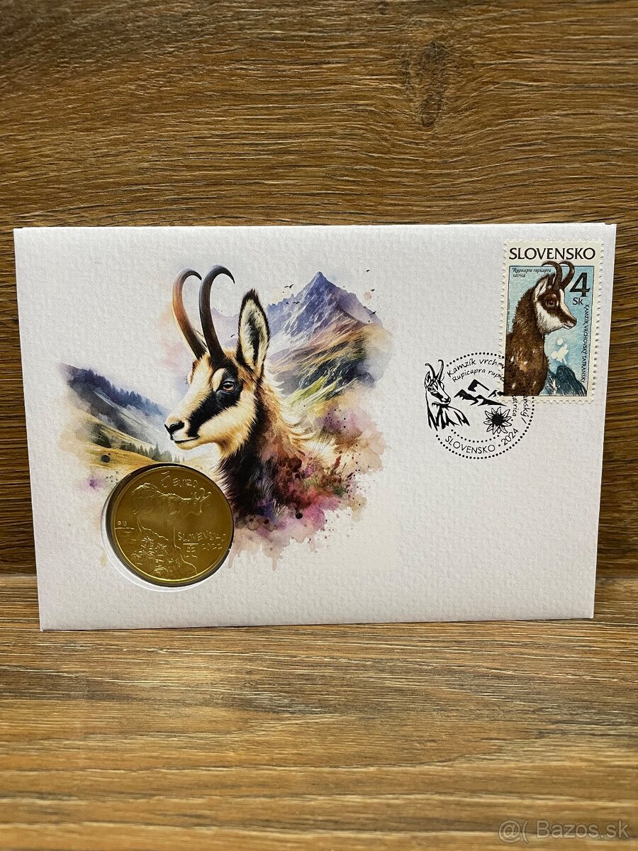 5€ mince v obálkach Fauna a flora - 5