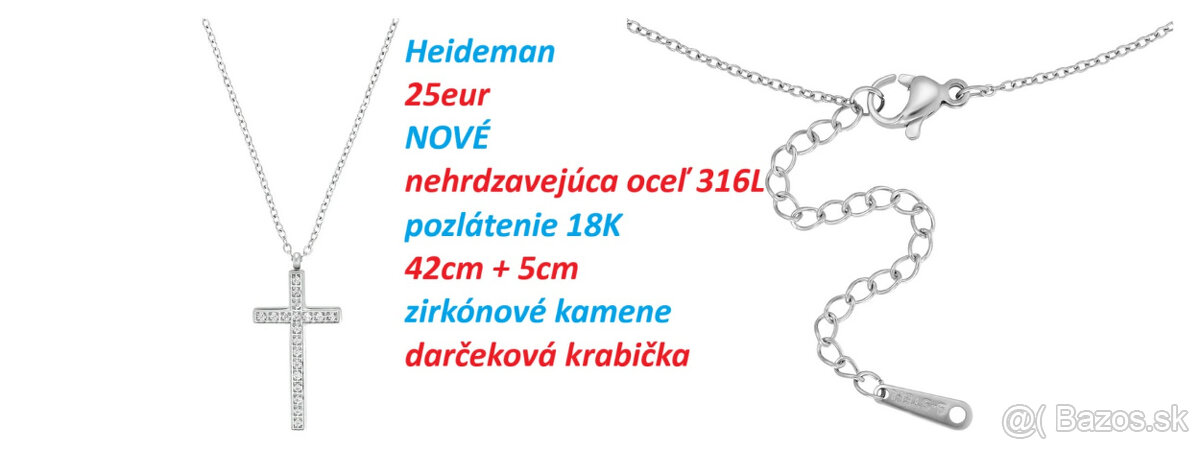 Náhrdelník s krížikom, Náramok s krížikom/bez krížika - 5