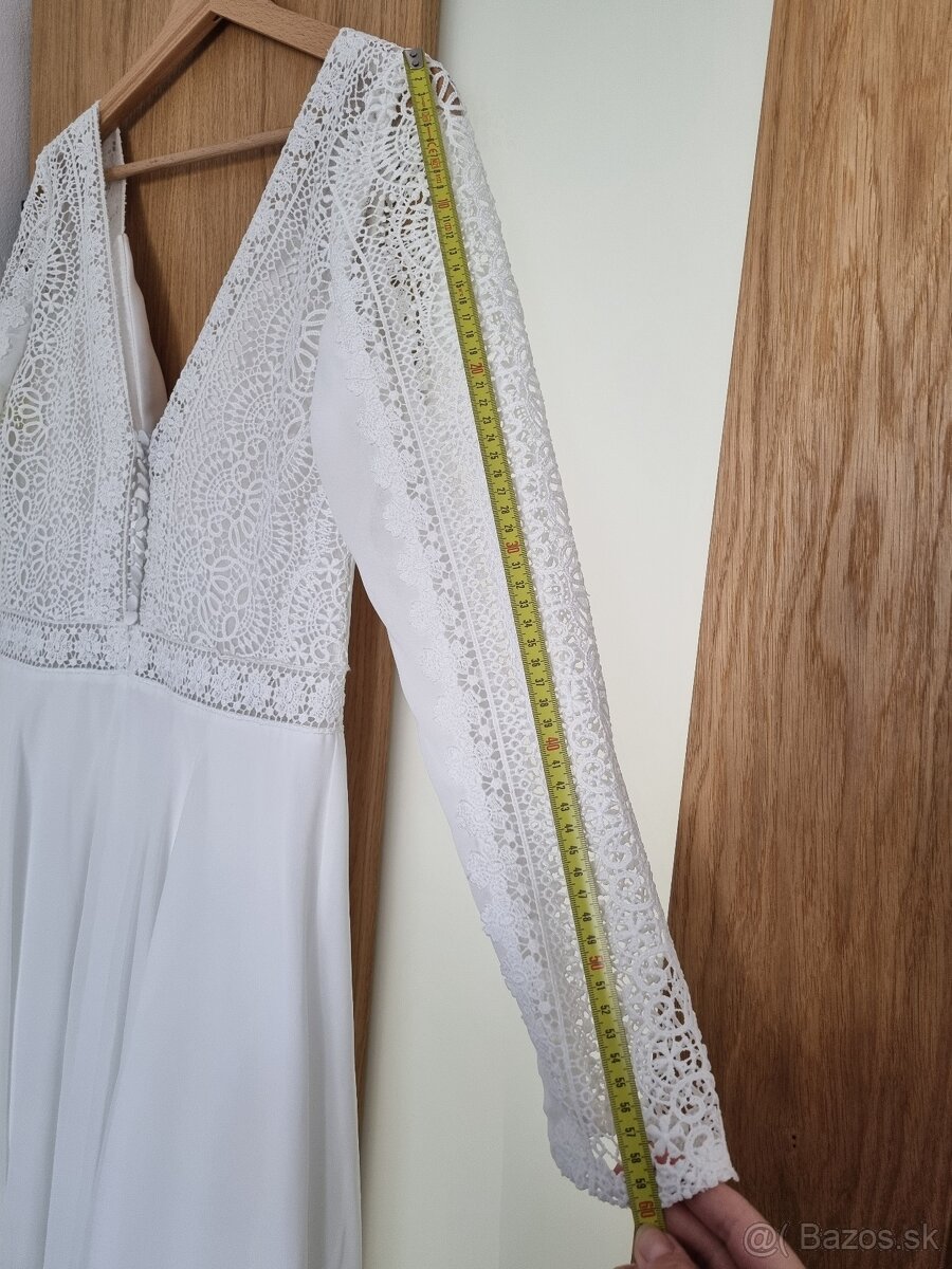 Svadobné šaty veľk. 38/40 - 5