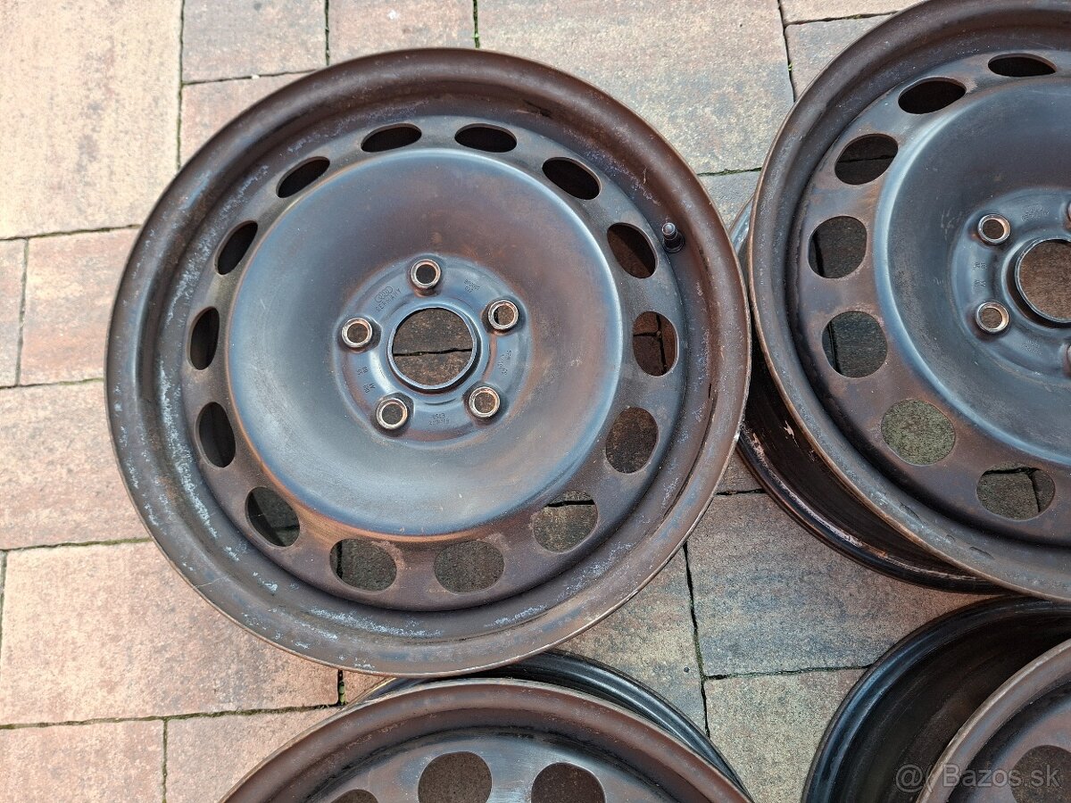 Predám plech.disky -Skoda/Vw/Seat--R16 - 5