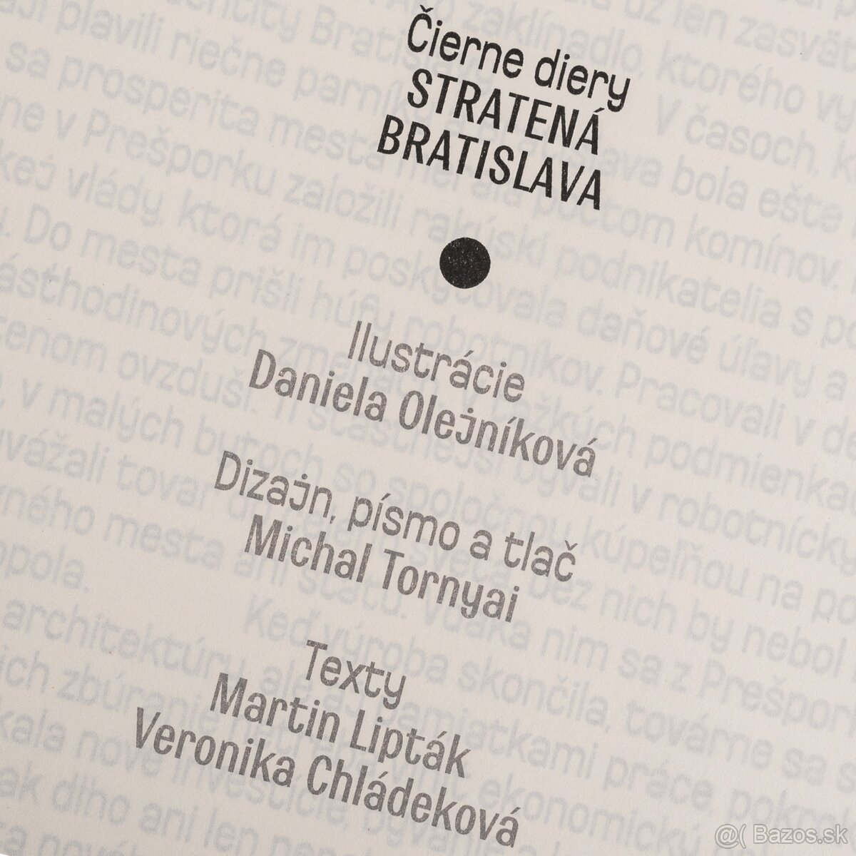 Čierne diery - Stratená Bratislava - 5