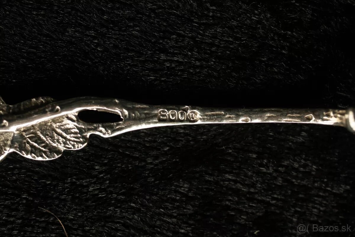 Predam prekrasne strieborne staroxitne kavove lyzicky 6 ks - 5