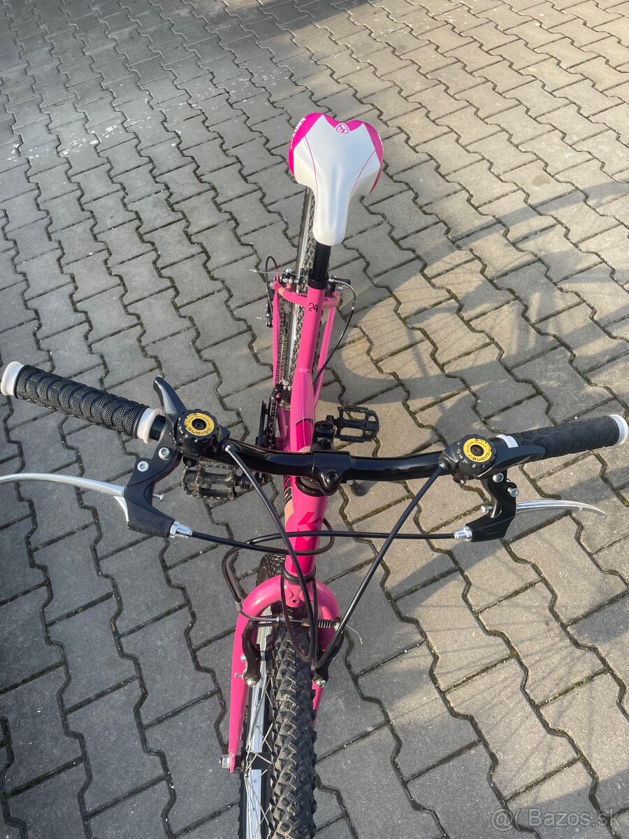 Predám ružový detský bicykel - 5