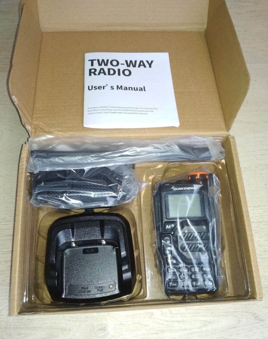 Rádiotelefón Quansheng UV-K5 + USB programovaci kabel - 5