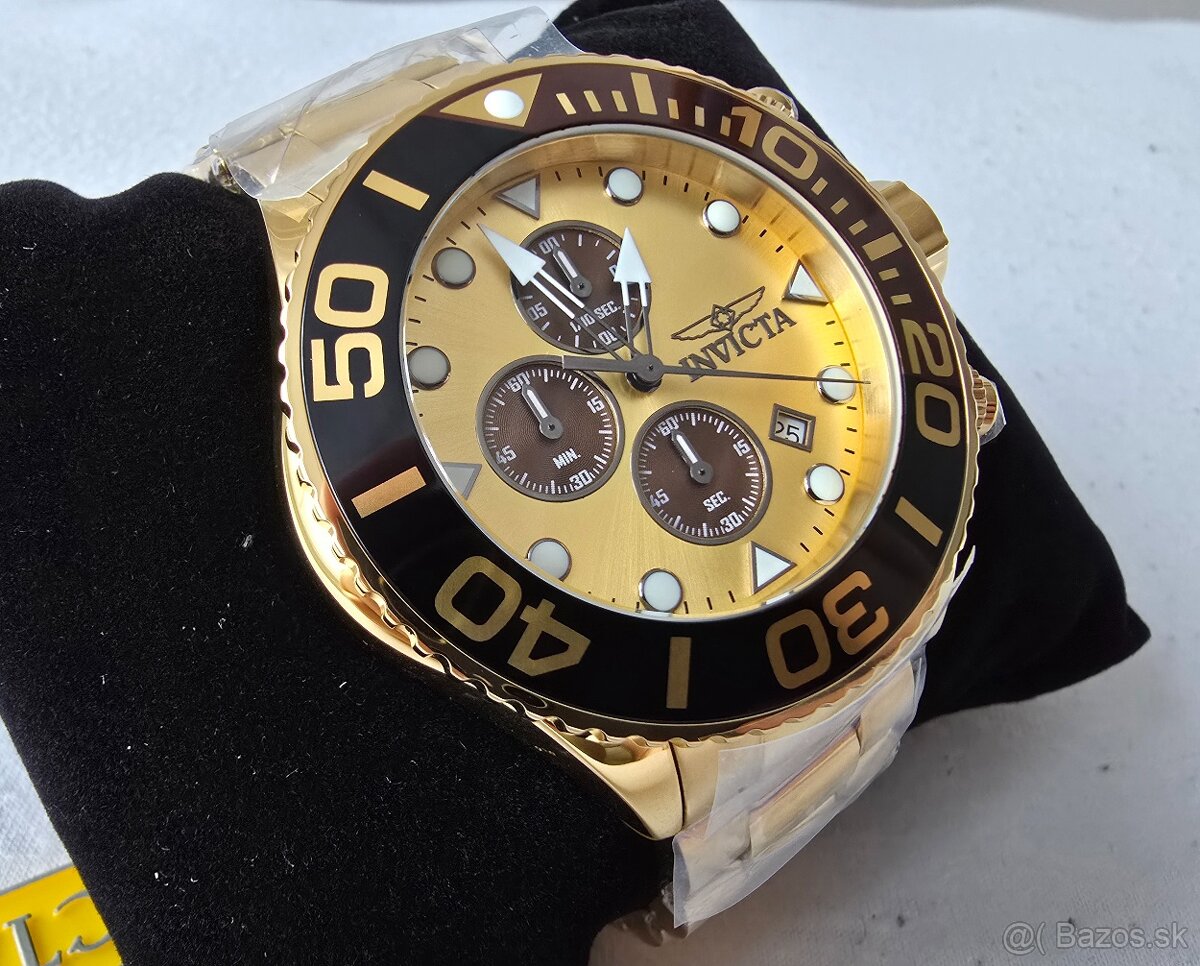 Invicta Grand Diver Gold-Brown - 5