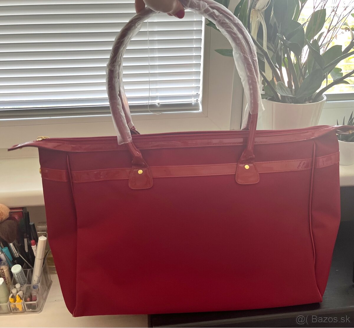 Úplne nová veľká červená kabelka - 5