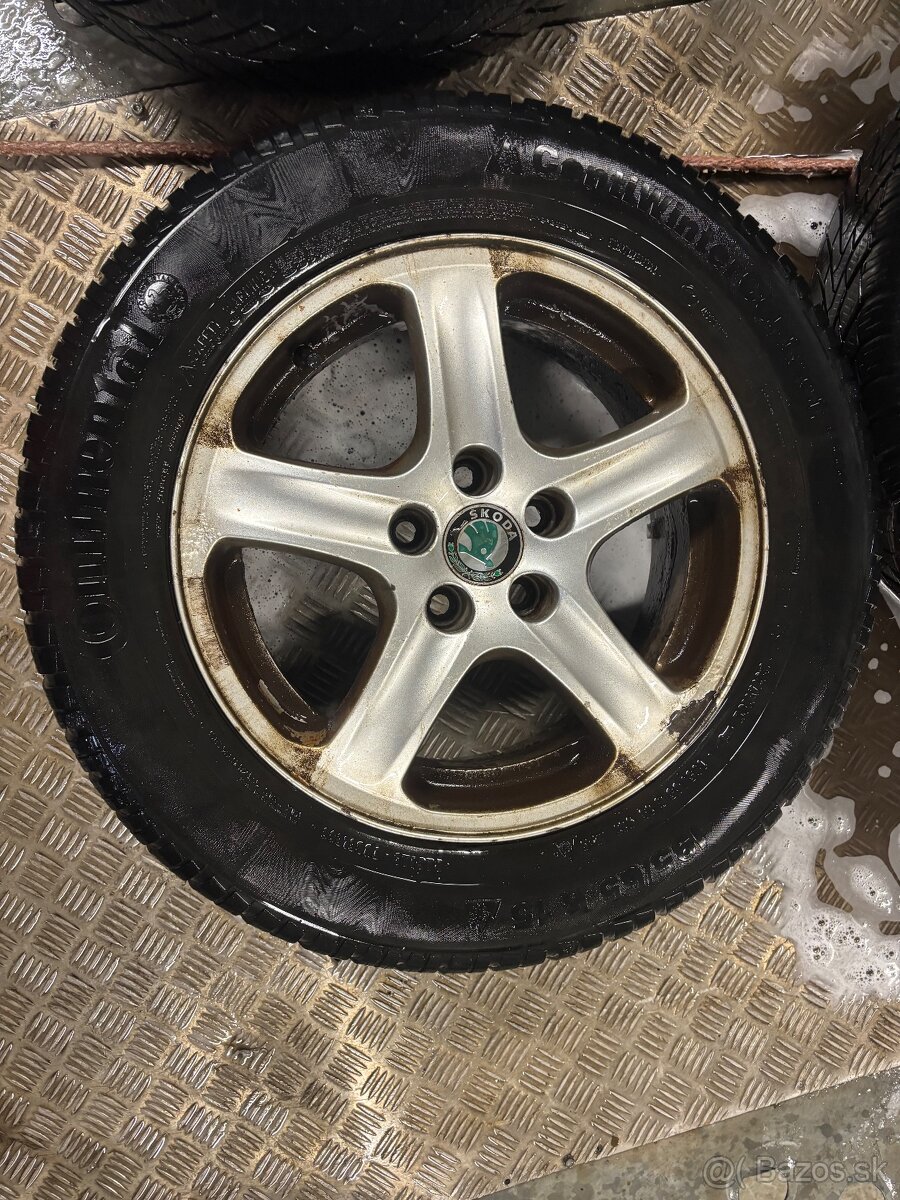 Predám originál disky Škoda 5x100 R15 - 5