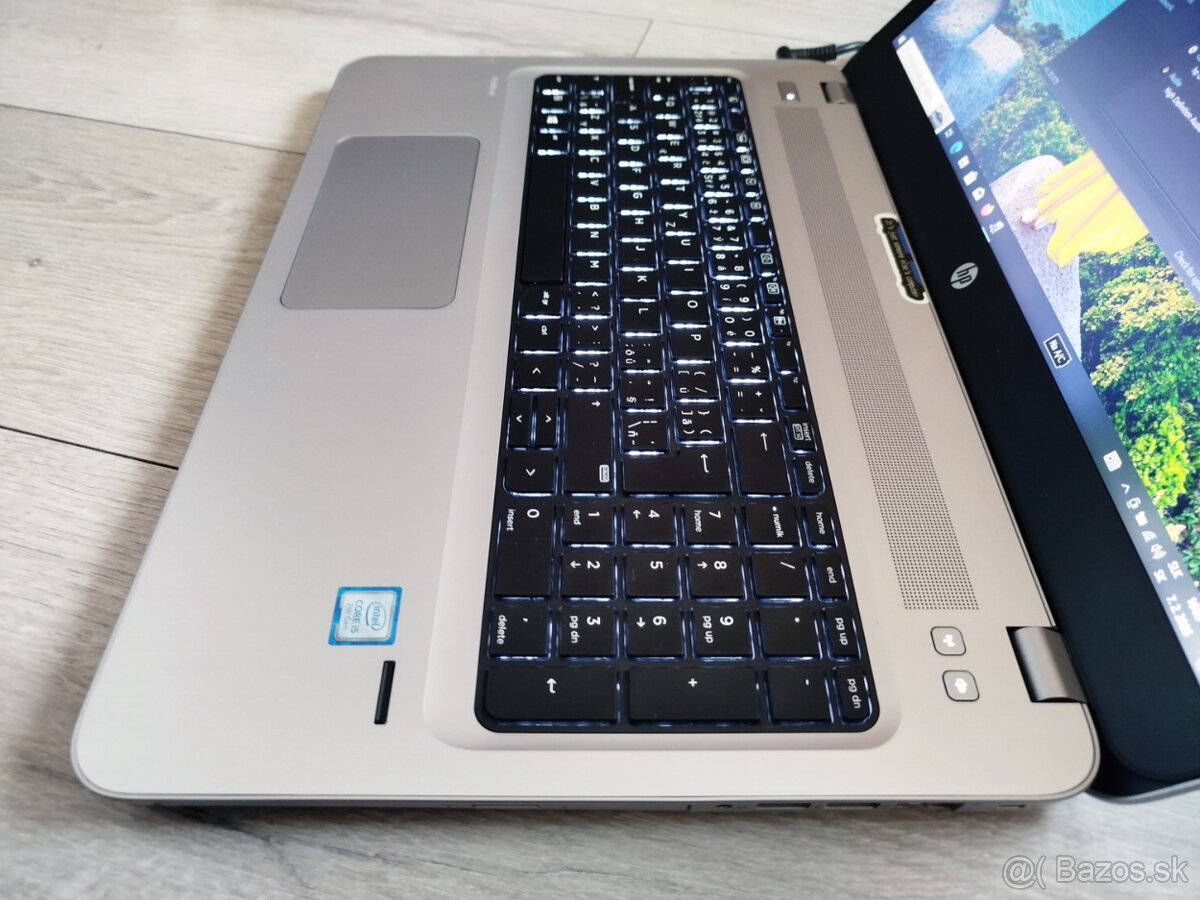 notebook HP 450 G4 - Core i5-7200u, 8GB, 256GB SSD, W10 - 5