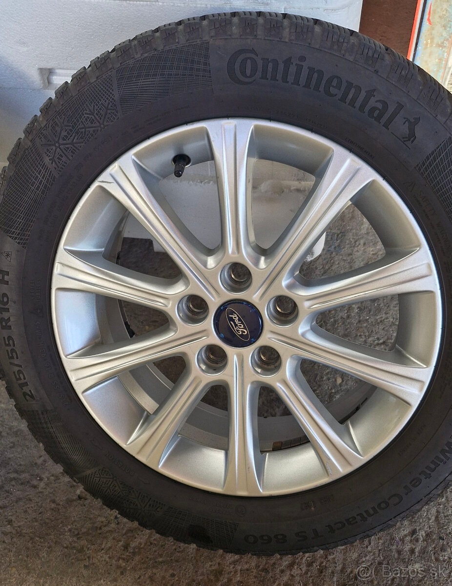 Ford zimne kolesa 215/55 R16 +TPMS Focus, Cmax; NR, PK, BA - 5