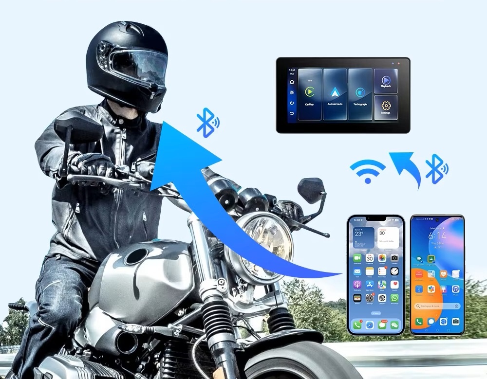 Android auto CarPlay, zrcadlení pro motocykly BMW - 5