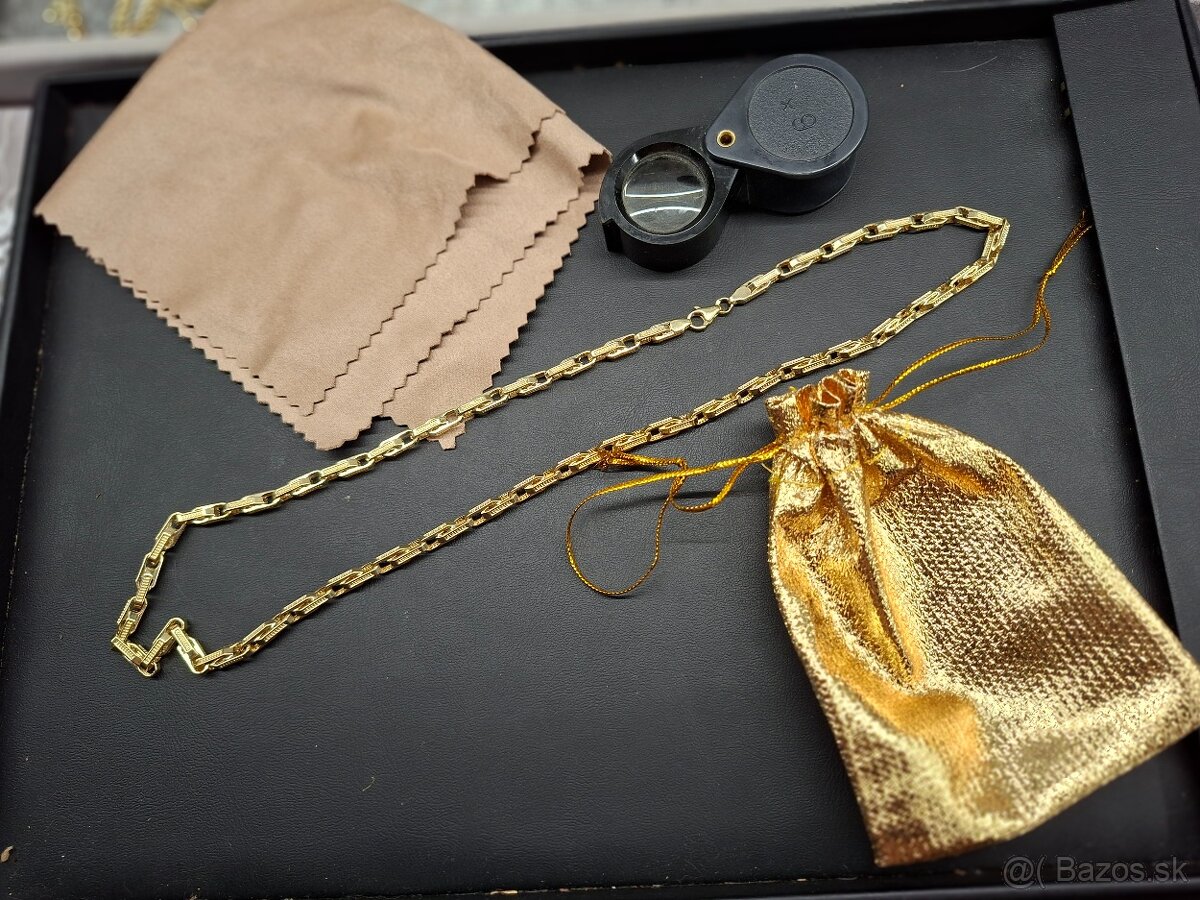 Zlatá retiazka model VERSACE 10.65g,údaje v texte.Nový výrob - 5