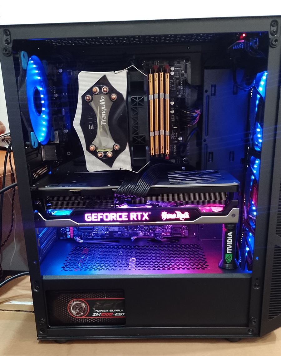 Herný PC s RTX 3070 Ti – 32GB RAM-2x NVMe-i5 8600K+1000W - 5