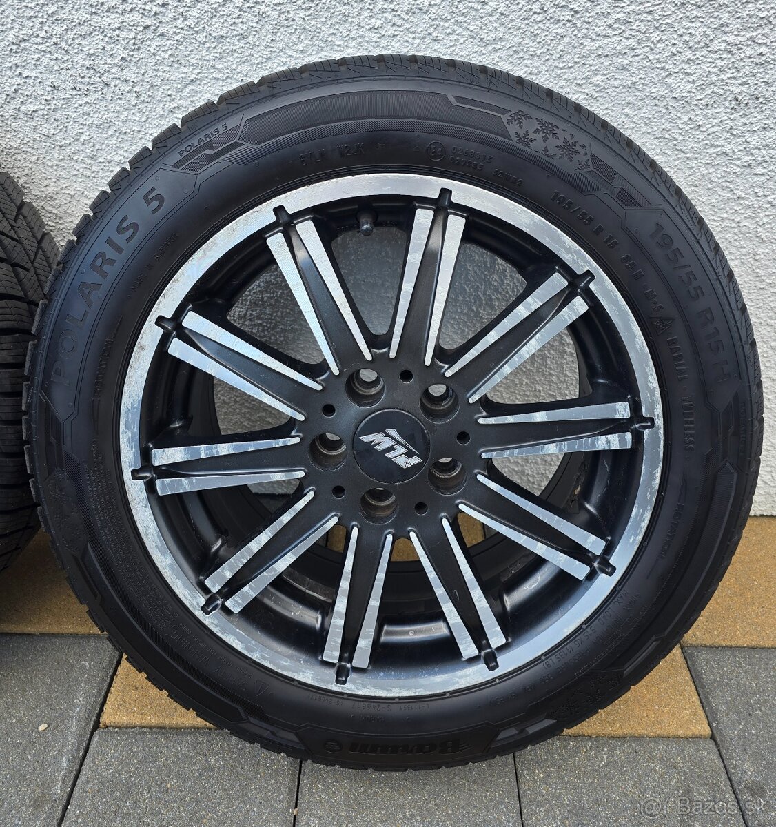 Zimná sada 5x100 195/55 R15 Barum Polaris 5 VW SKODA SEAT - 5