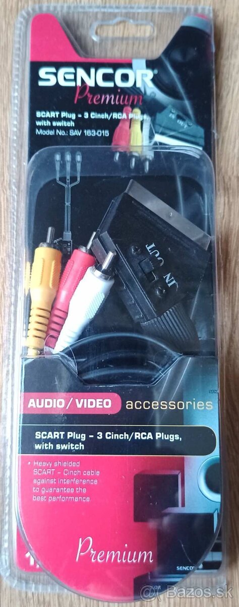 ✔️ HDMI kabel a TV kable, scart, USB kable - 5