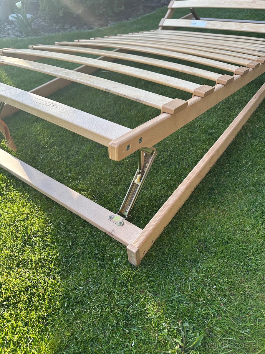 Polohovateľné rošty do postele 90x200 cm - 5