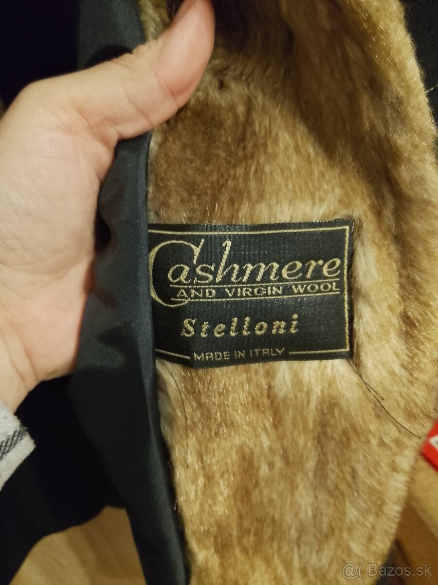 Vlnený kabát s kašmirom 44 - 5