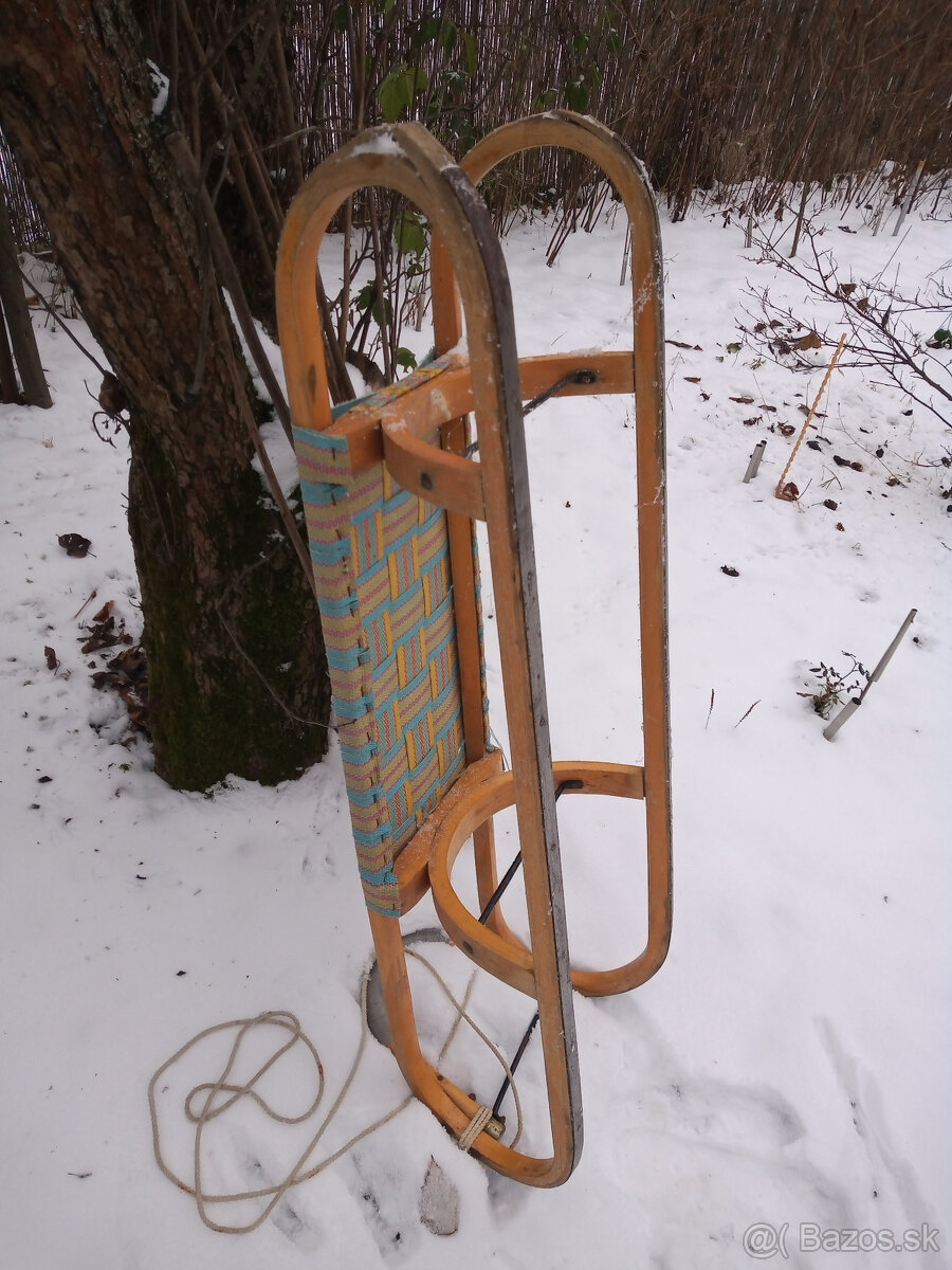 Drevene sanky velke - 5