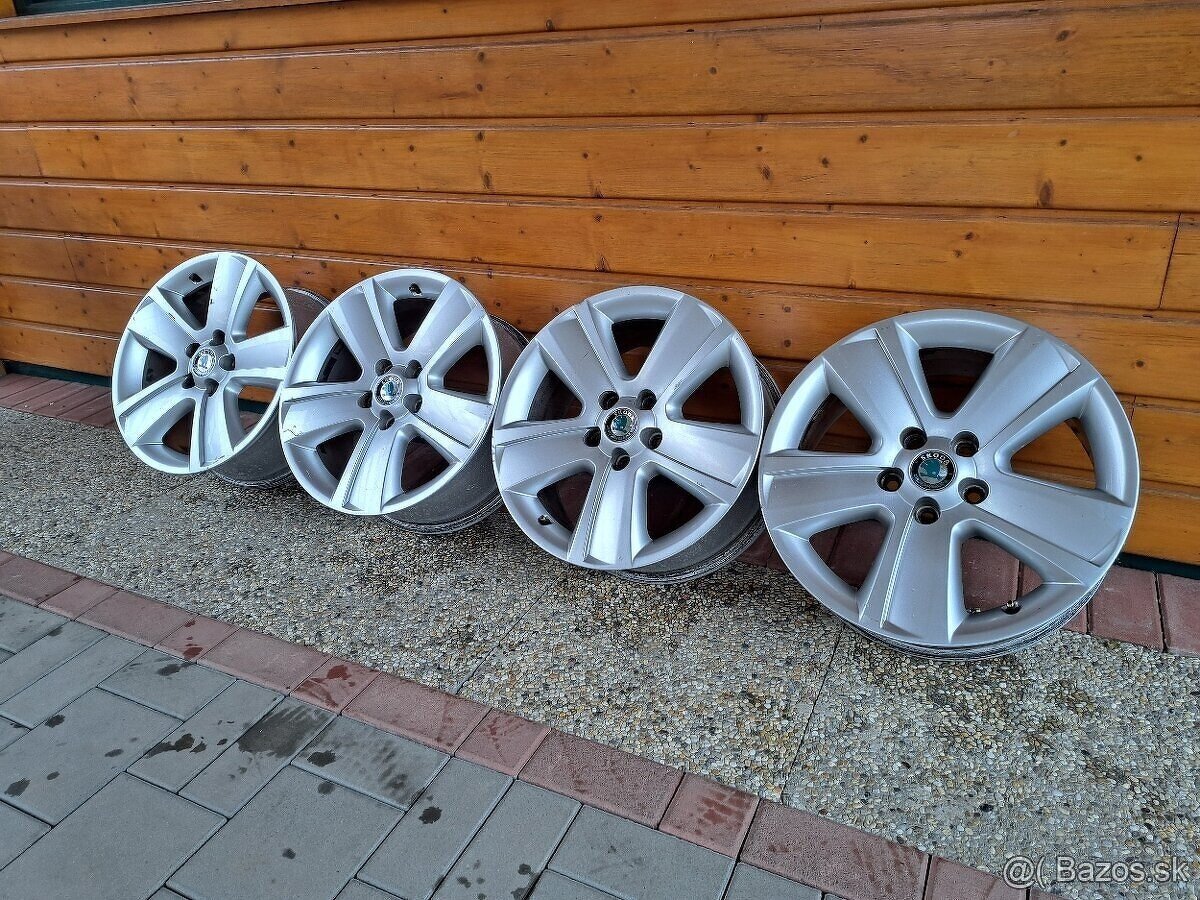 Hliníkové disky 5x112 R17 / škoda,seat,VW,audi... - 5