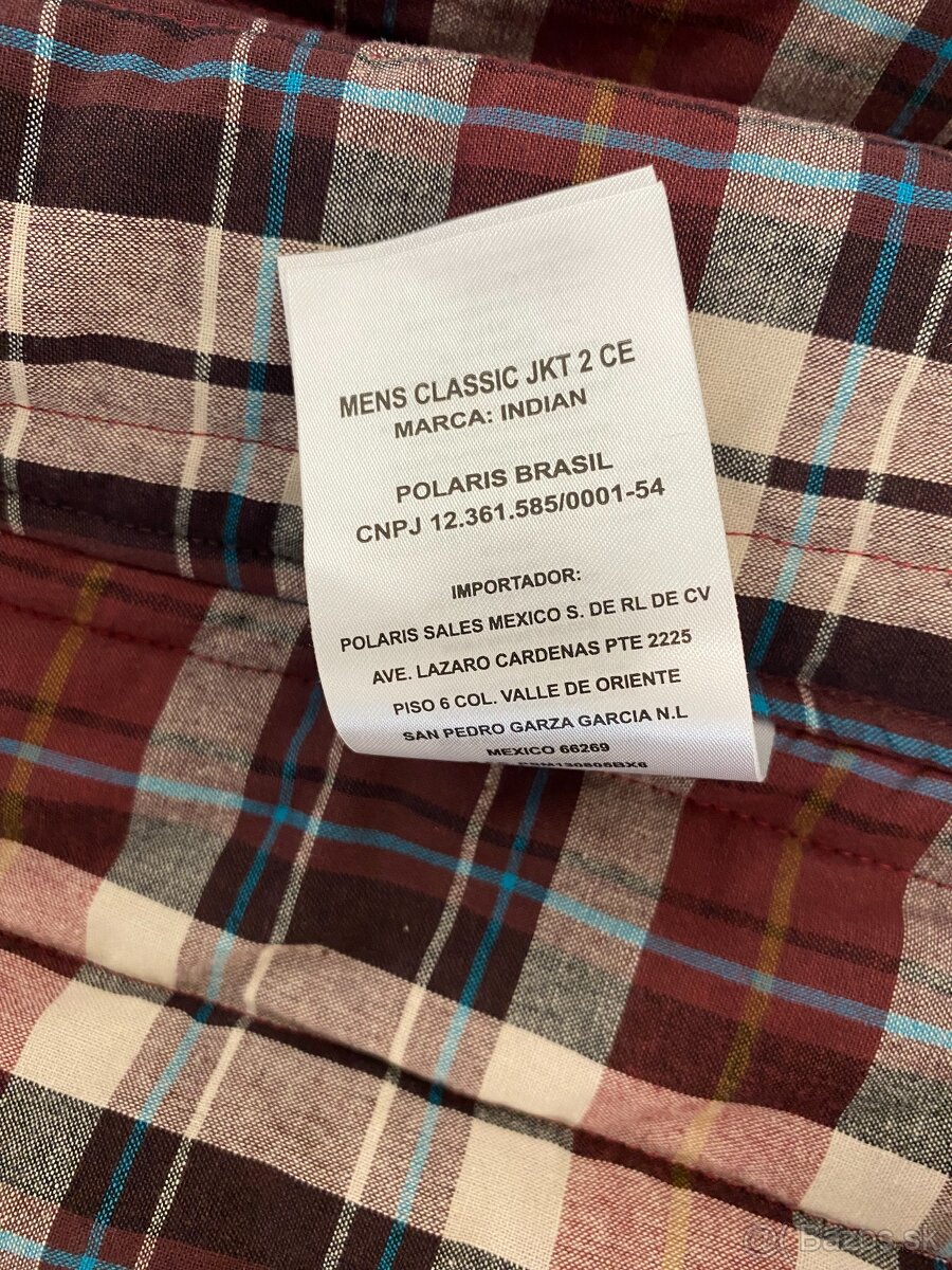 Pánska kožená bunda Indian s vestou classic veľ. M - 5