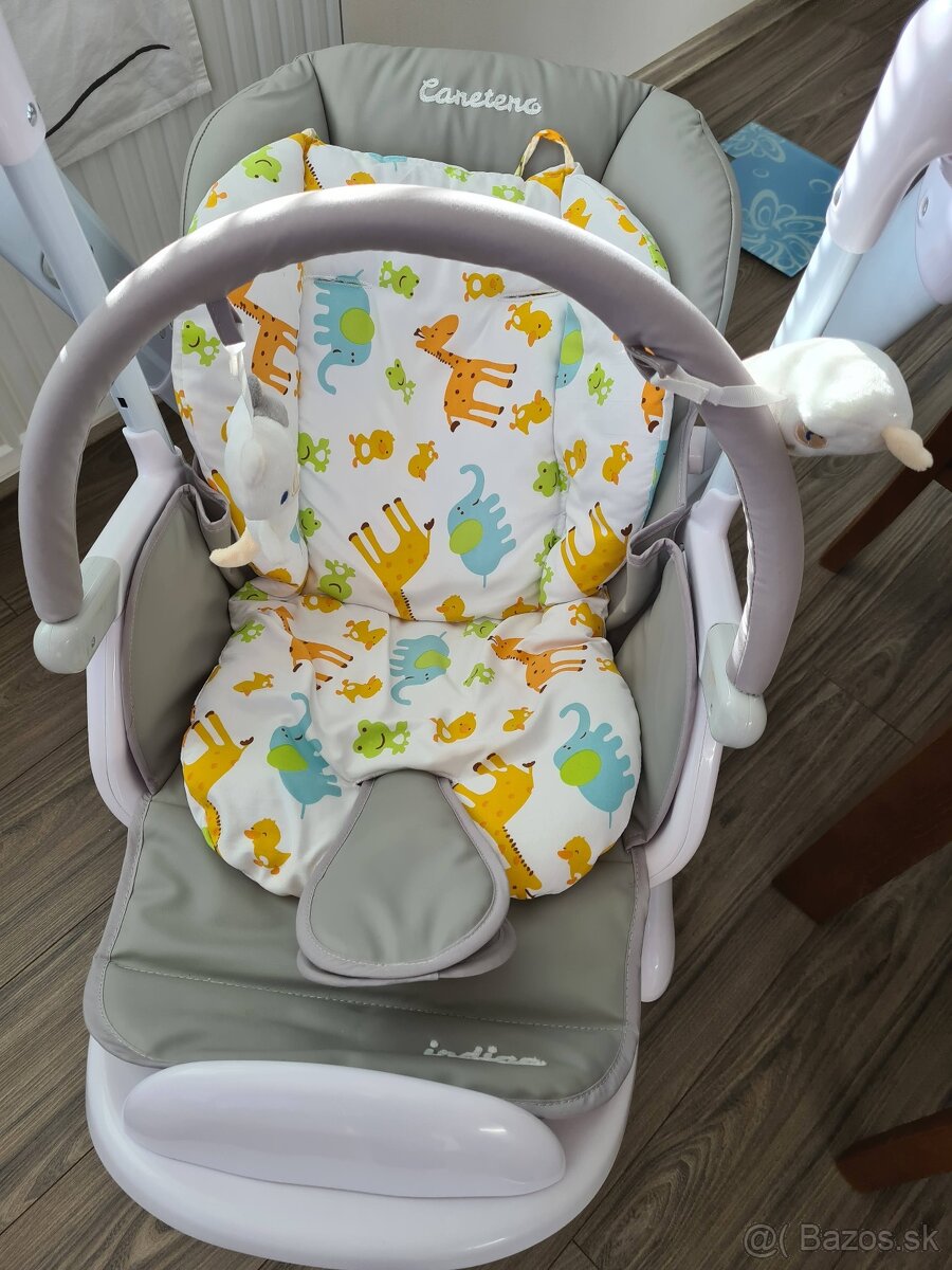 Detská jedálenská stolička 2v1 Caretero Indigo - 5