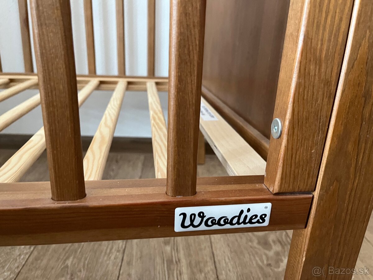 Kvalitná Detská postieľka Noble Cot 120x60 Vintage - 5