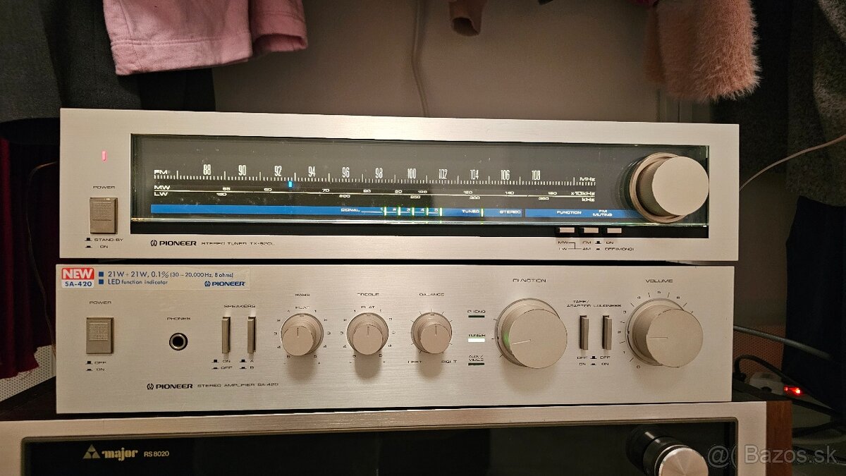 Predám vintage stereo set Pioneer Zosilňovač a tuner - 5