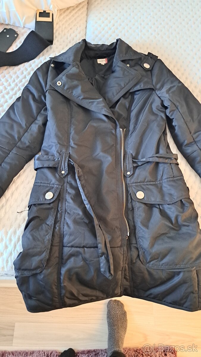 Damska cierna jarná bunda - 5