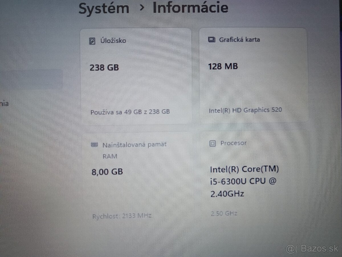 Lenovo thinkpad t470 ,Intel(R) Core™i5 ,8gb ram ,ssd ,Win 11 - 5