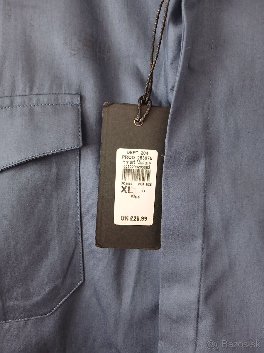 Nová košeľa XL River Island modrá - 5