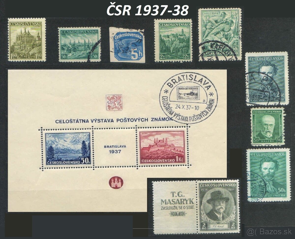 Poštové známky, filatelia: RU mon.. a ČSR 1850-1944 - 5