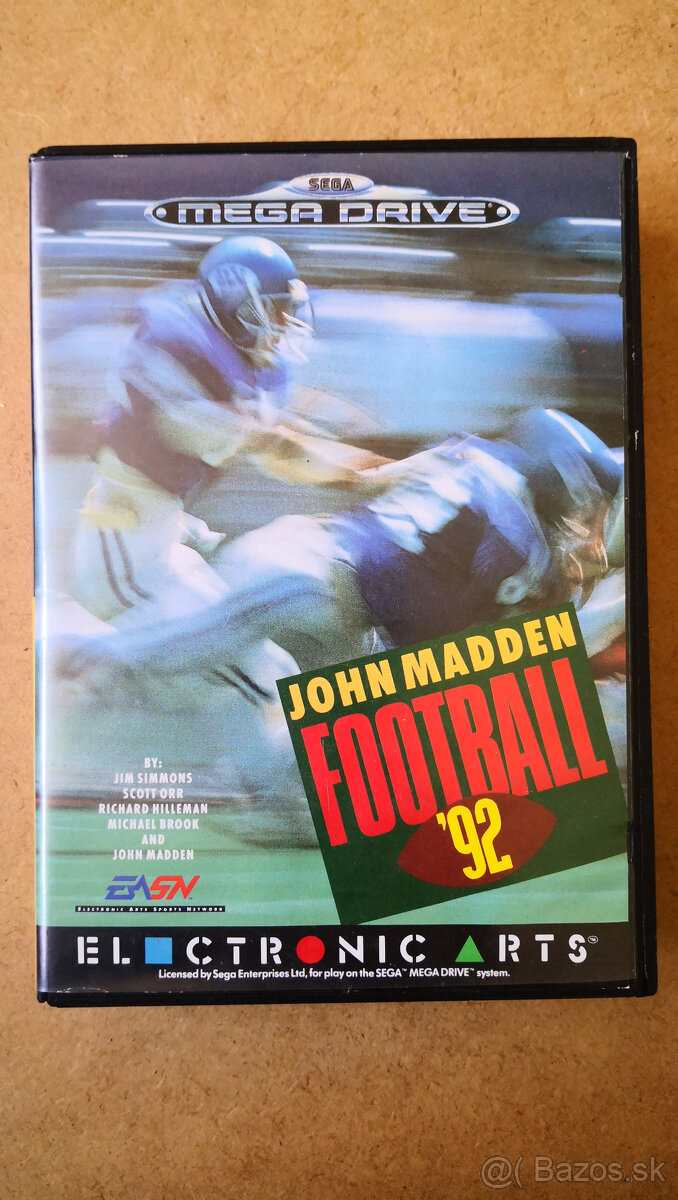 SEGA Megadrive hra - John Madden Football '92 (1991) - 5