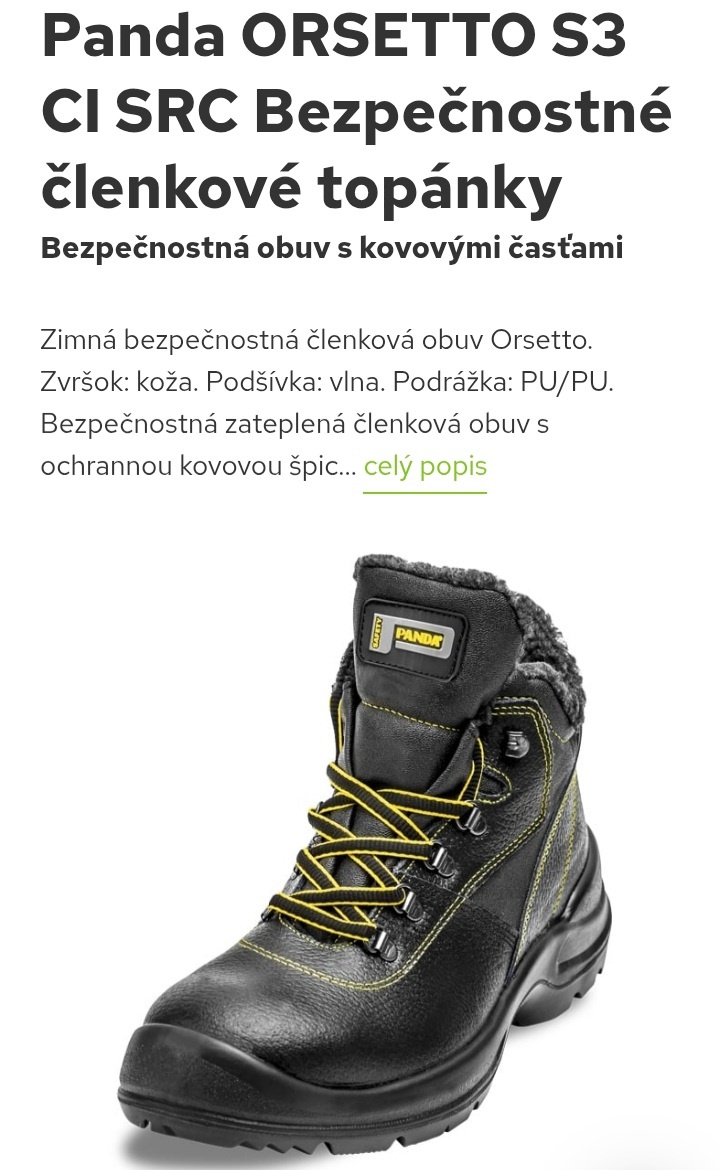 Pracovné topánky Safety Panda veľ.43/9 - 5