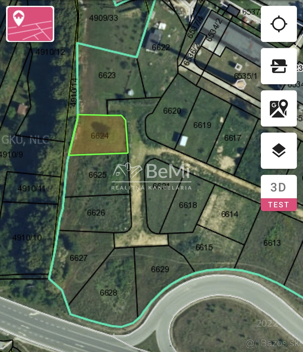Stavebný pozemok v meste Bardejov na predaj - 5