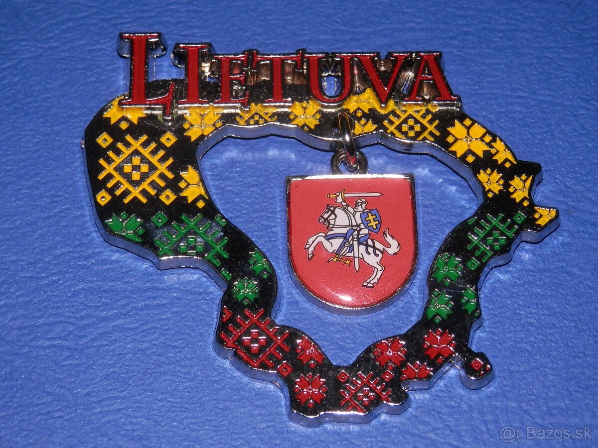 Kovové magnetky LITVA - 5