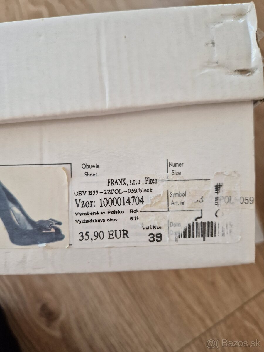 Topánky č. 39 - 5