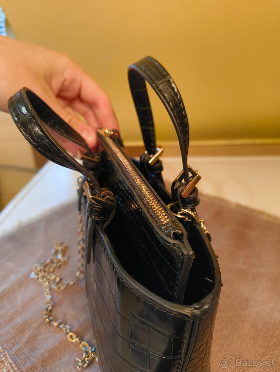 Čierna malá kabelka Zara - 5