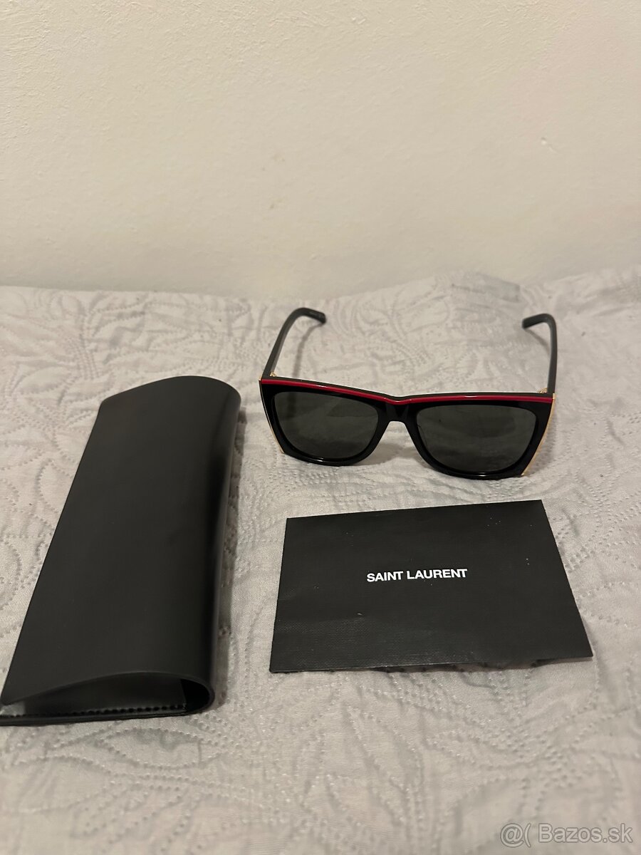 Slnečné okuliare YSL originál + kožené púzdro - 5