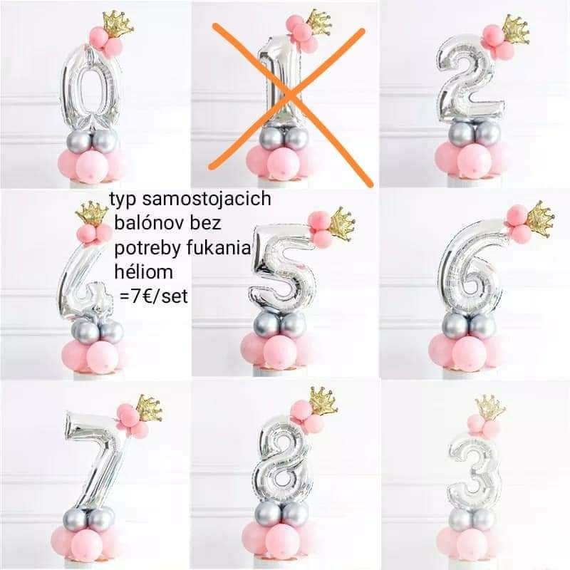 Samostojace sety balónov dievča - 5