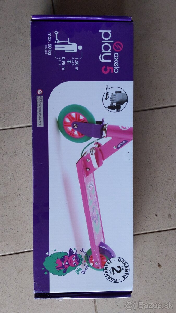 Kolobežka Oxelo 4-6 rokov/ 0,95-1,2m - 5