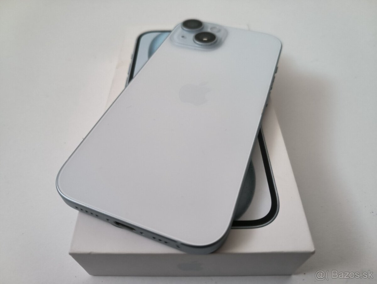 apple iphone 15 128gb Blue / Batéria 87% - 5