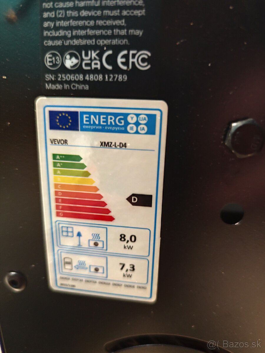 VEVOR 8kw nové nepoužité - 5