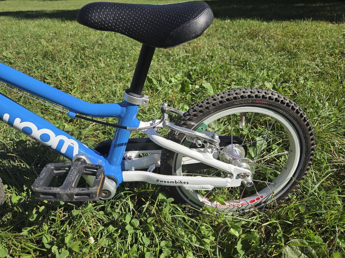 Woom 2 modrý + helma (S) modrá - 5