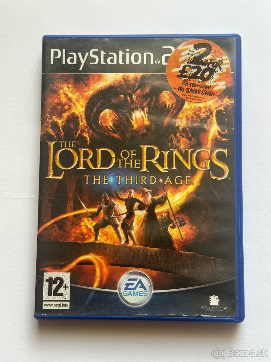 PS2 The Lord of the Rings 2x - 5