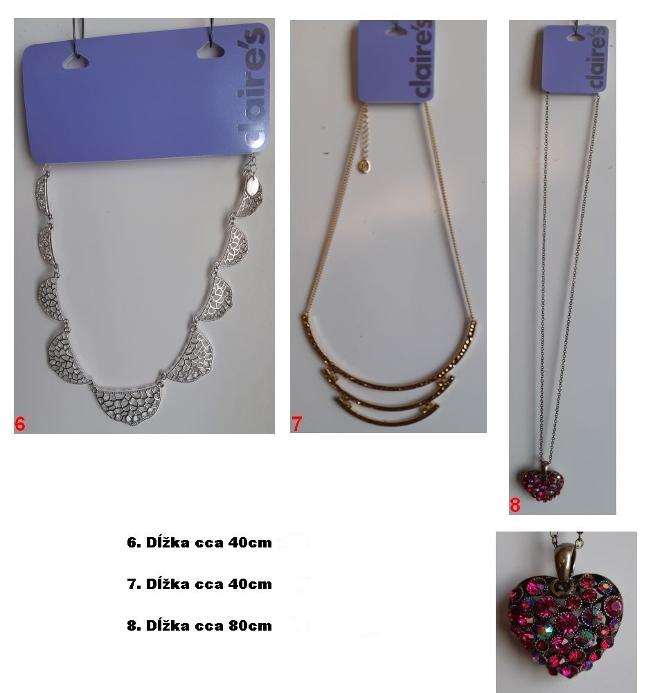 Nahrdelniky - bizuteria Claire's - 5
