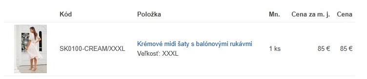 Kremove midi šaty s balonovymi rukavmi mia dresses XXXL - 5