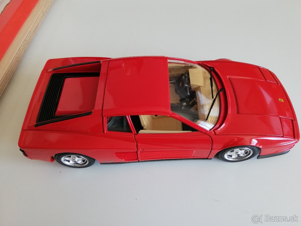1:18 FERRARI testarossa Bburago cervena - 5