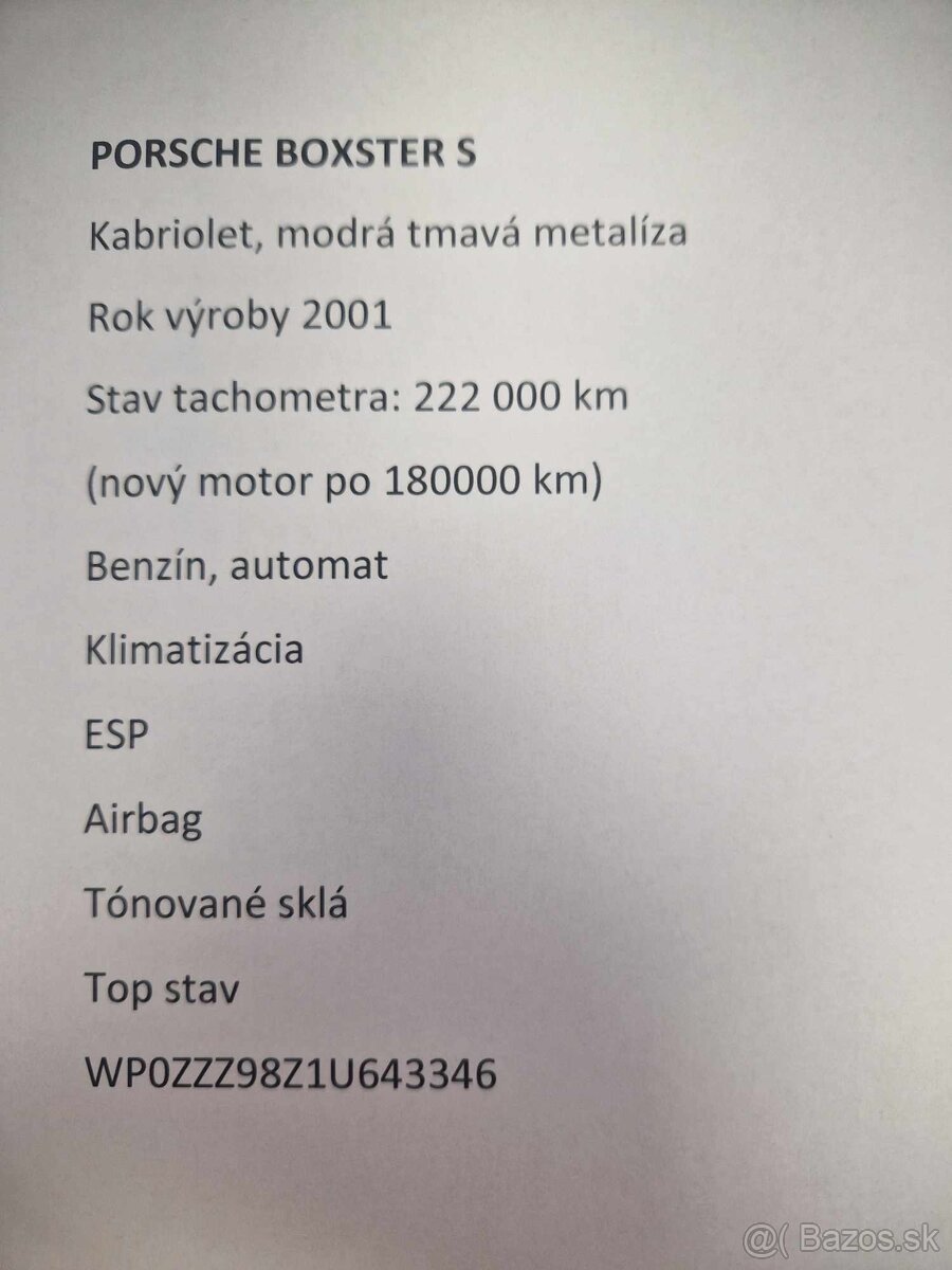 PORSCHE BOXSTER S Kabrio - 5
