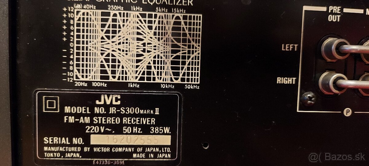 Predám vintage receiver JVC JR-S300 mark II - 5