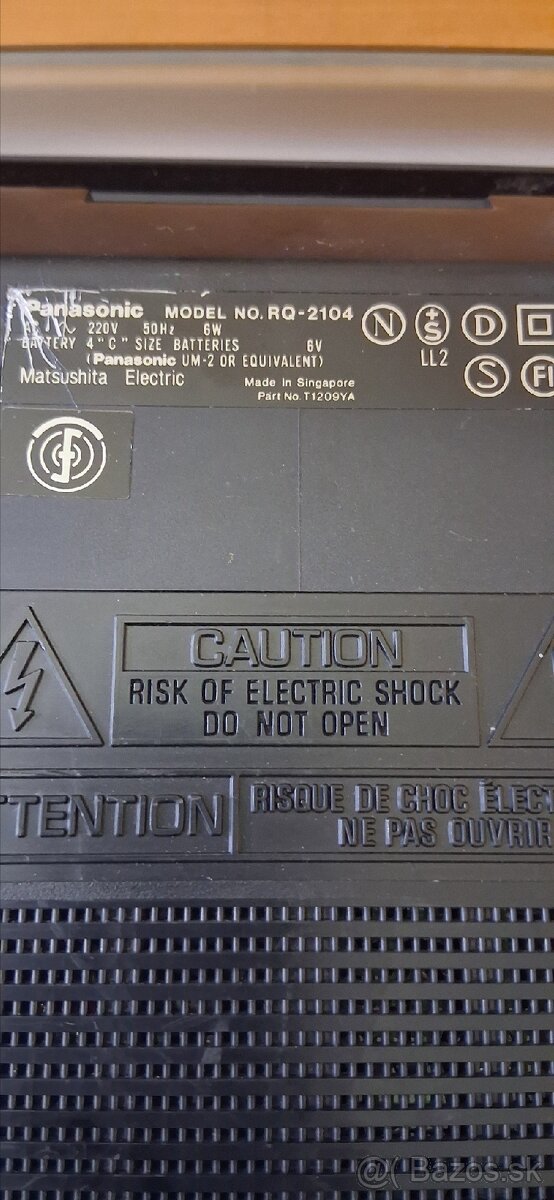 Kazeťák Panasonic - 5